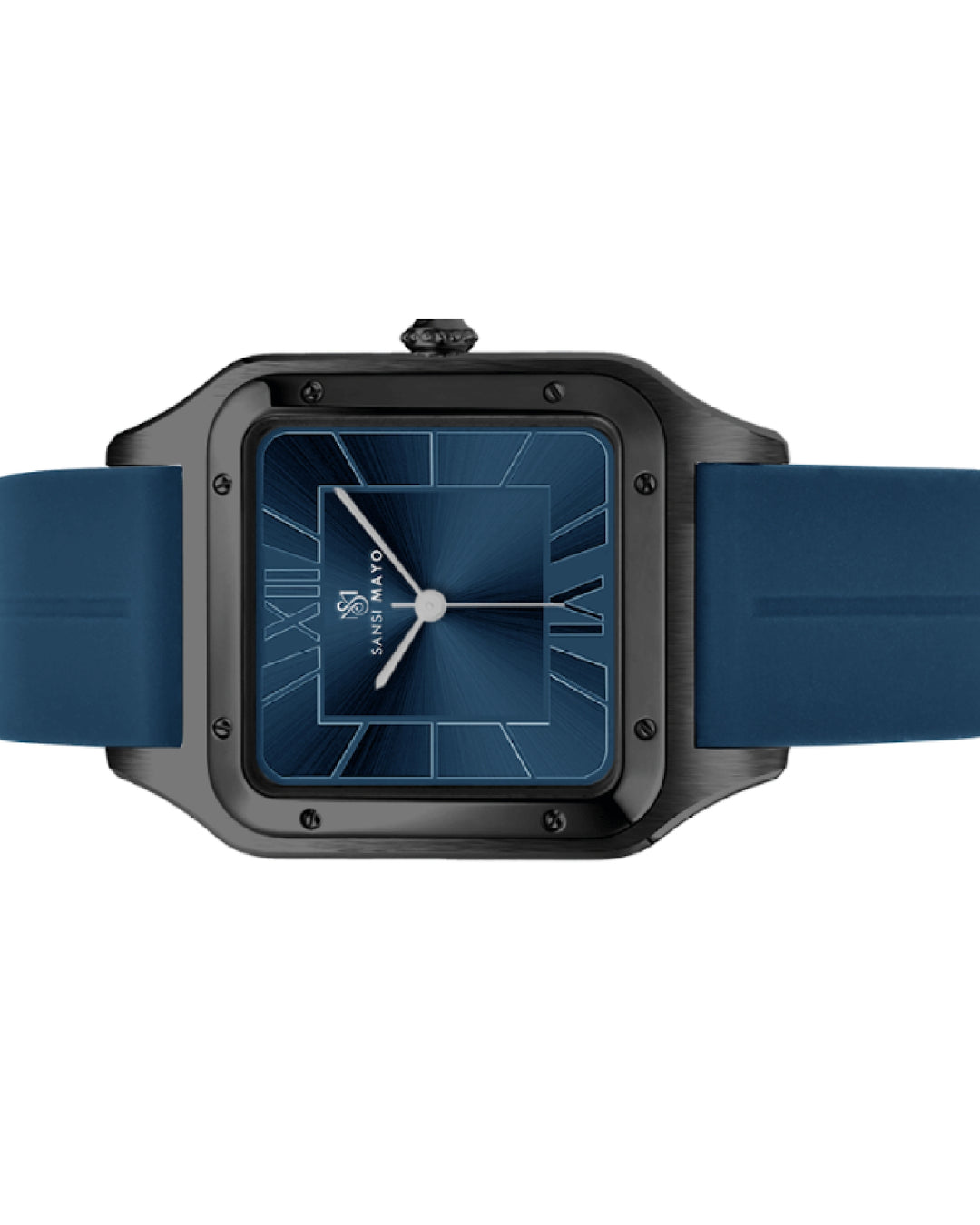 Navy Blue Square Analog