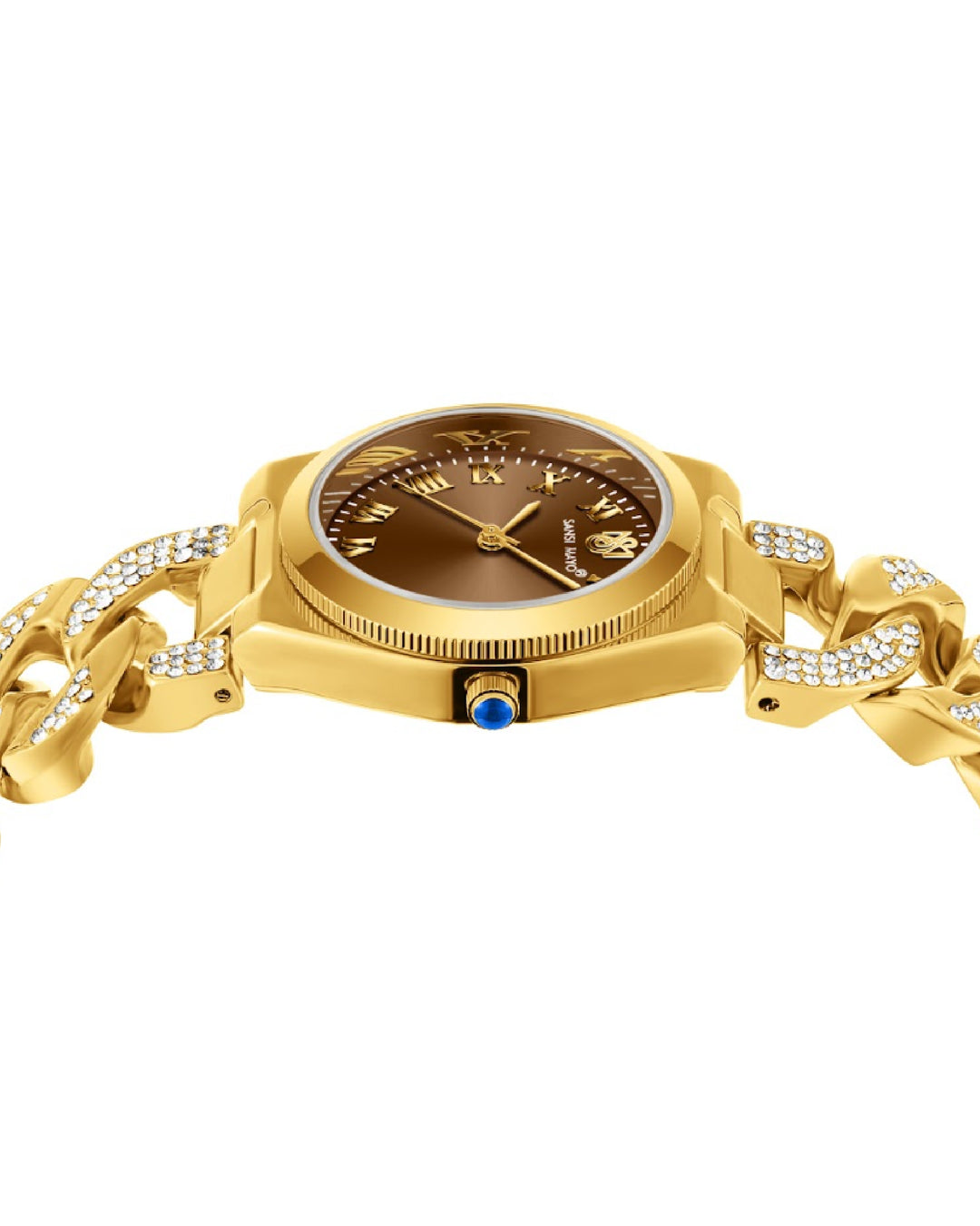Sansi Mayo Elora Egyptian Stone Watch -Gold Edition (Brown Dial)