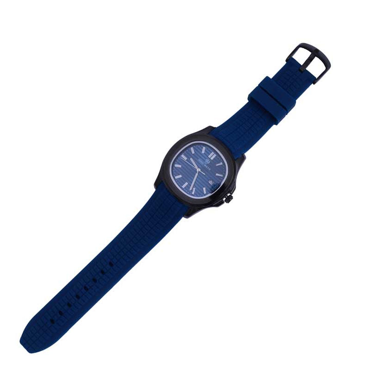 Beta Round Shadow Black Wrist Watch