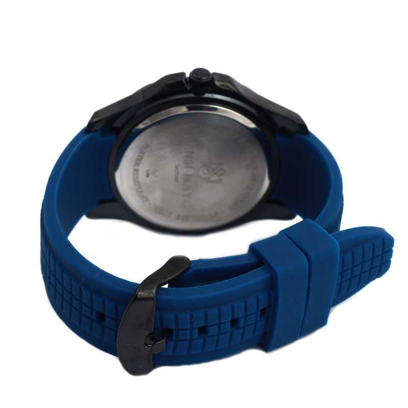 Beta Round Shadow Black Wrist Watch