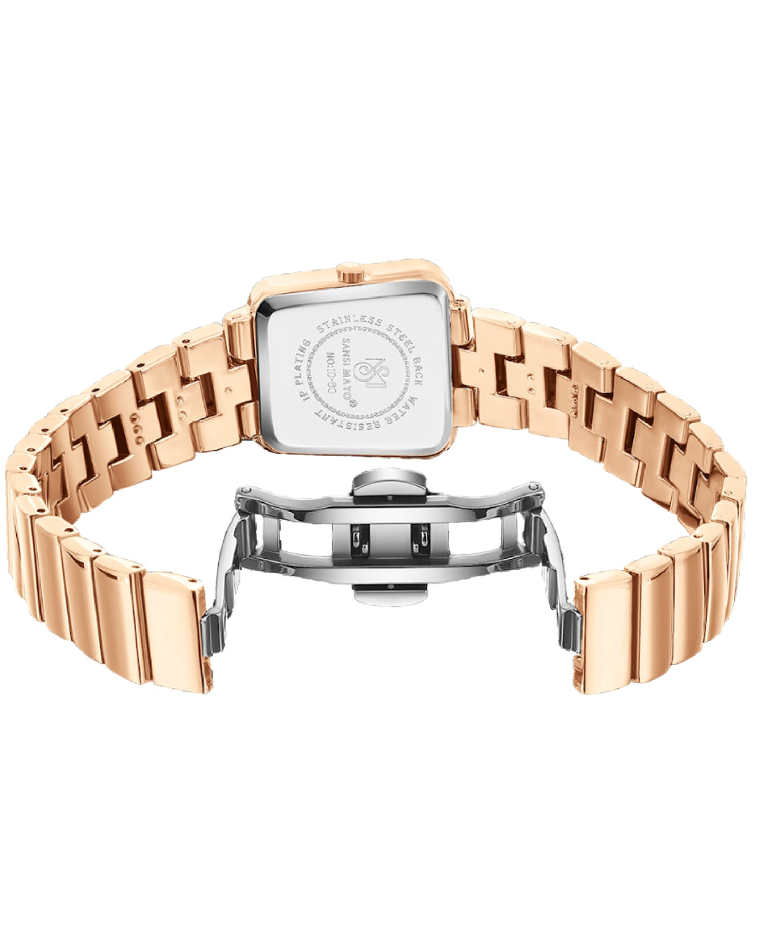 Square Case Edition (Rose Gold, White Dial)