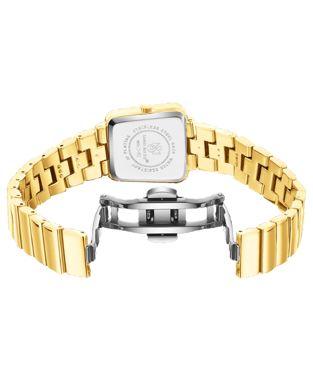 Square Case Edition (Gold, White Dial)