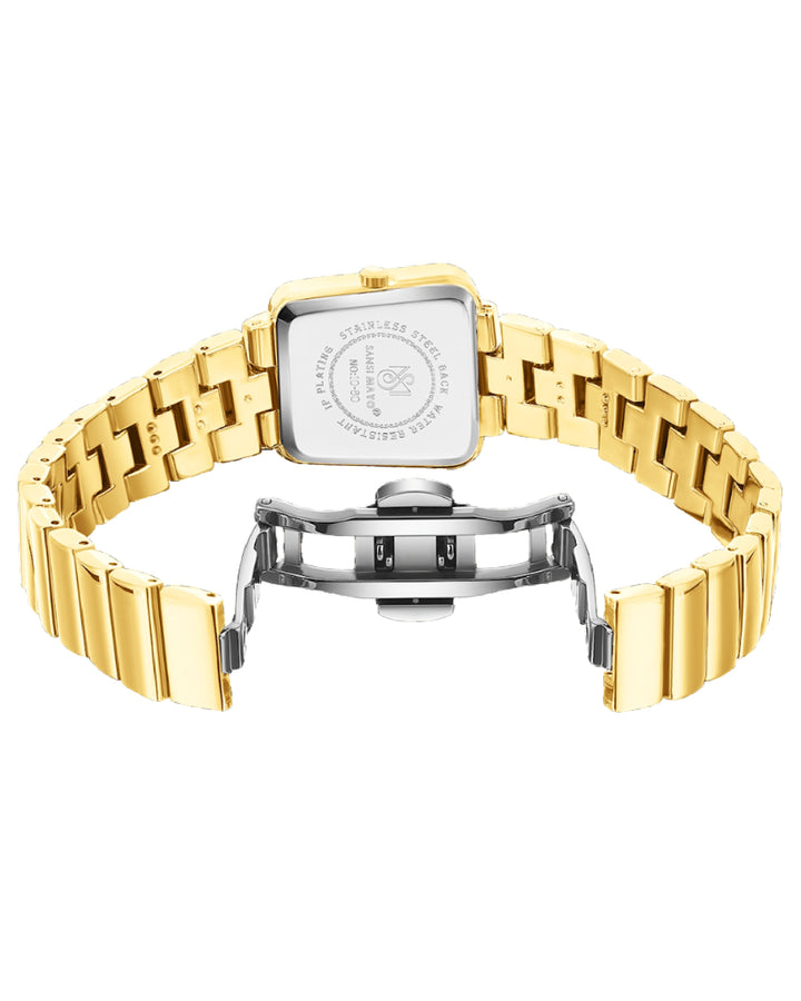 Square Case Edition (Gold, White Dial)