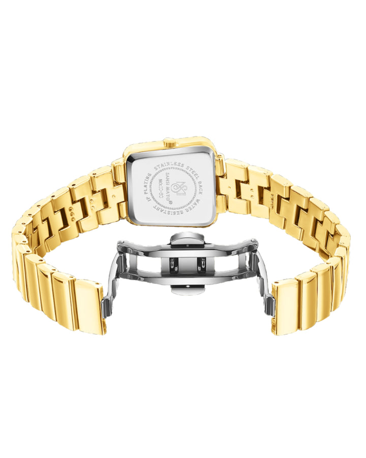 Square Case Edition (Gold, Blue Dial)