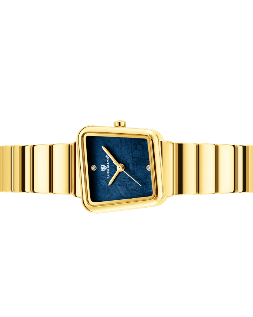 Square Case Edition (Gold, Blue Dial)
