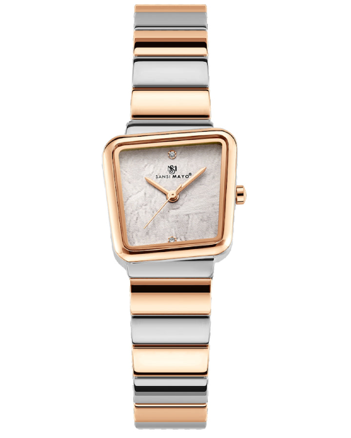 Silver Rose Gold Edition (White Dial)