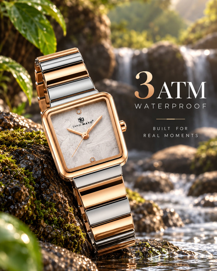 Silver Rose Gold Edition (White Dial)
