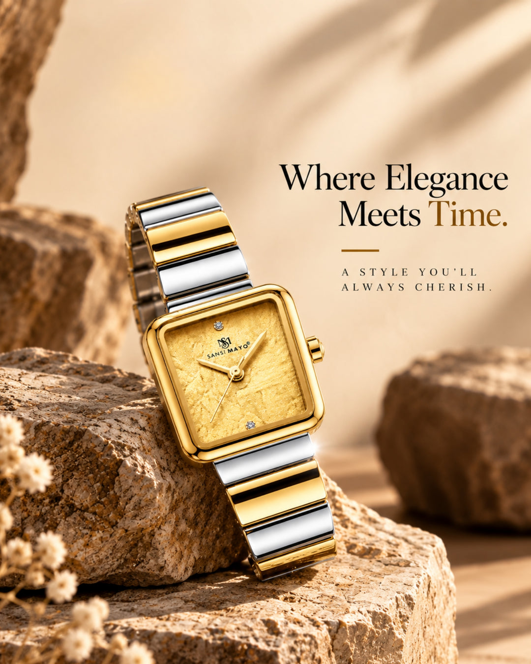 Two-Tone silver Gold (Gold Dial)