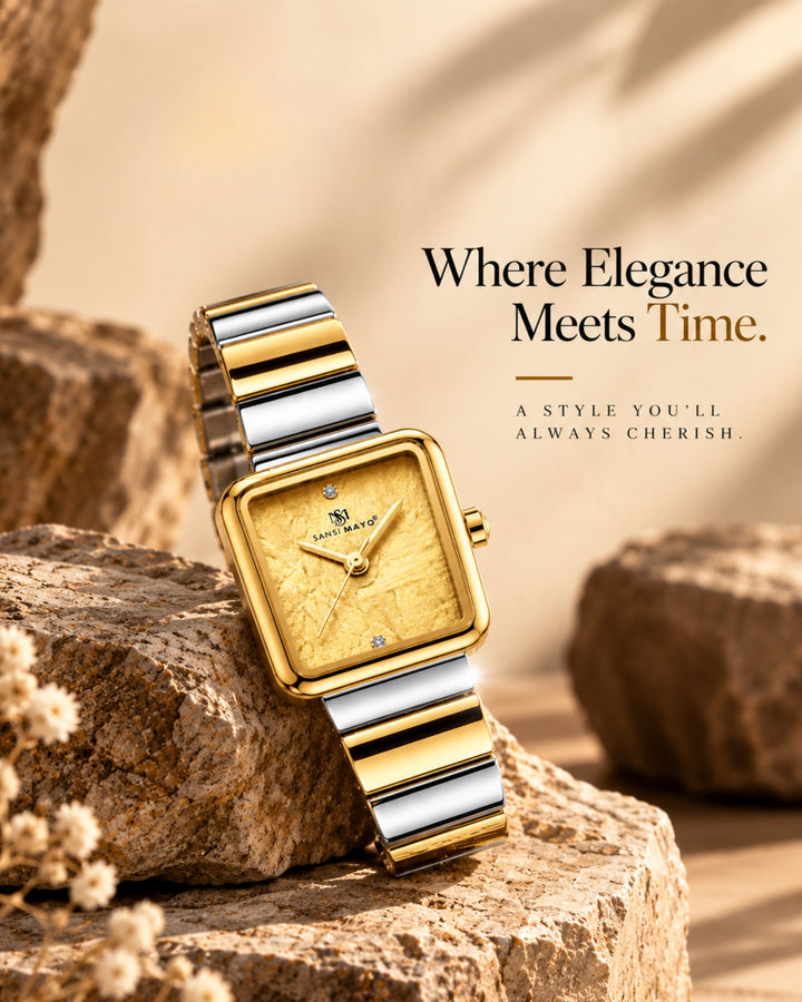 Two-Tone silver Gold (Gold Dial)