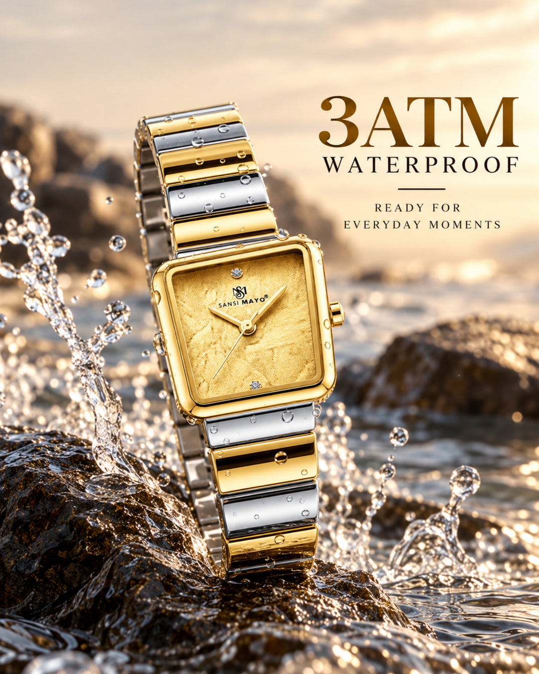 Two-Tone silver Gold (Gold Dial)