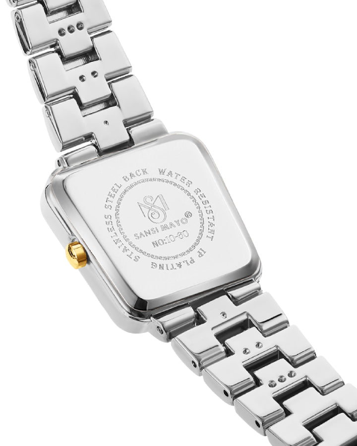 Two-Tone silver Gold (Dark Grey Dial)