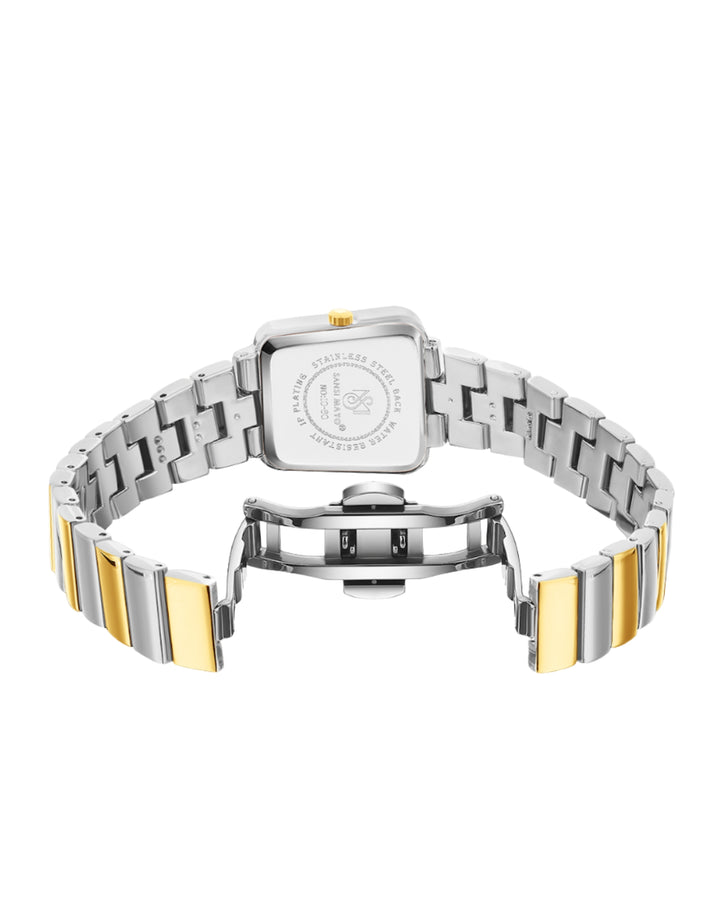 Two-Tone silver Gold (Dark Grey Dial)