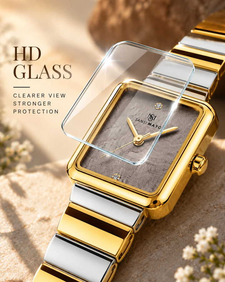 Two-Tone silver Gold (Dark Grey Dial)