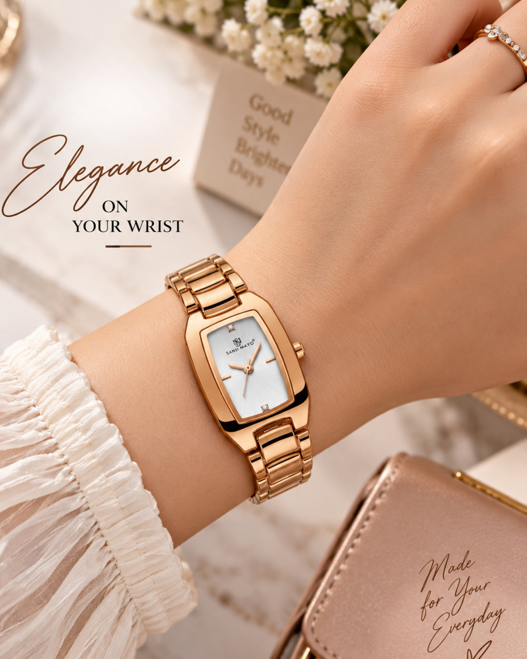 Pearl White Analog