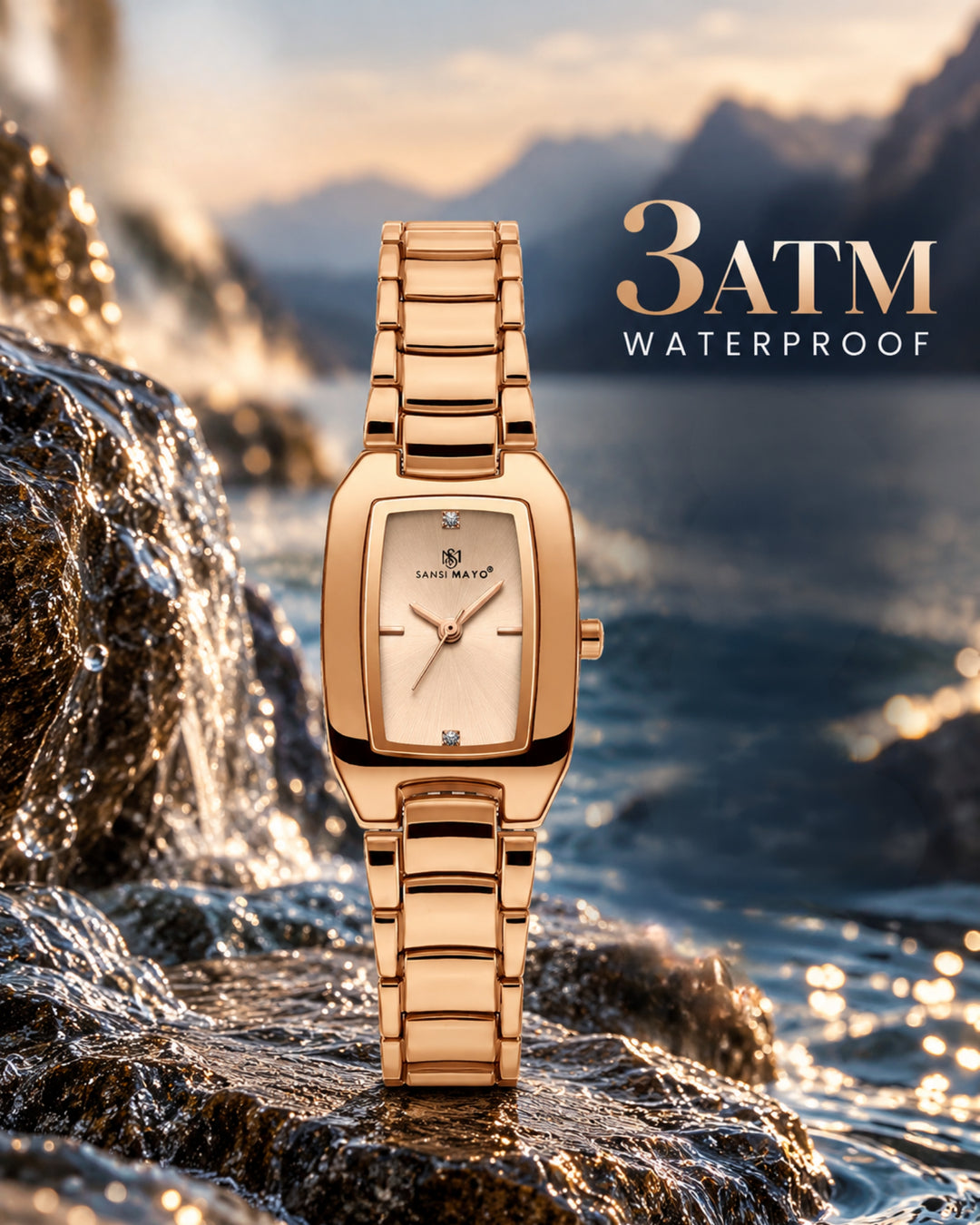 Rosegold Glow Analog