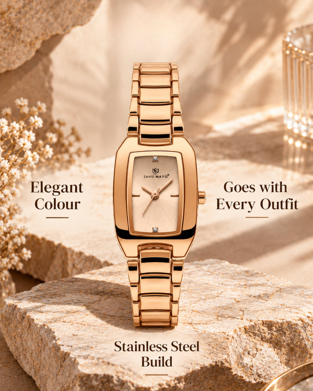 Rosegold Glow Analog