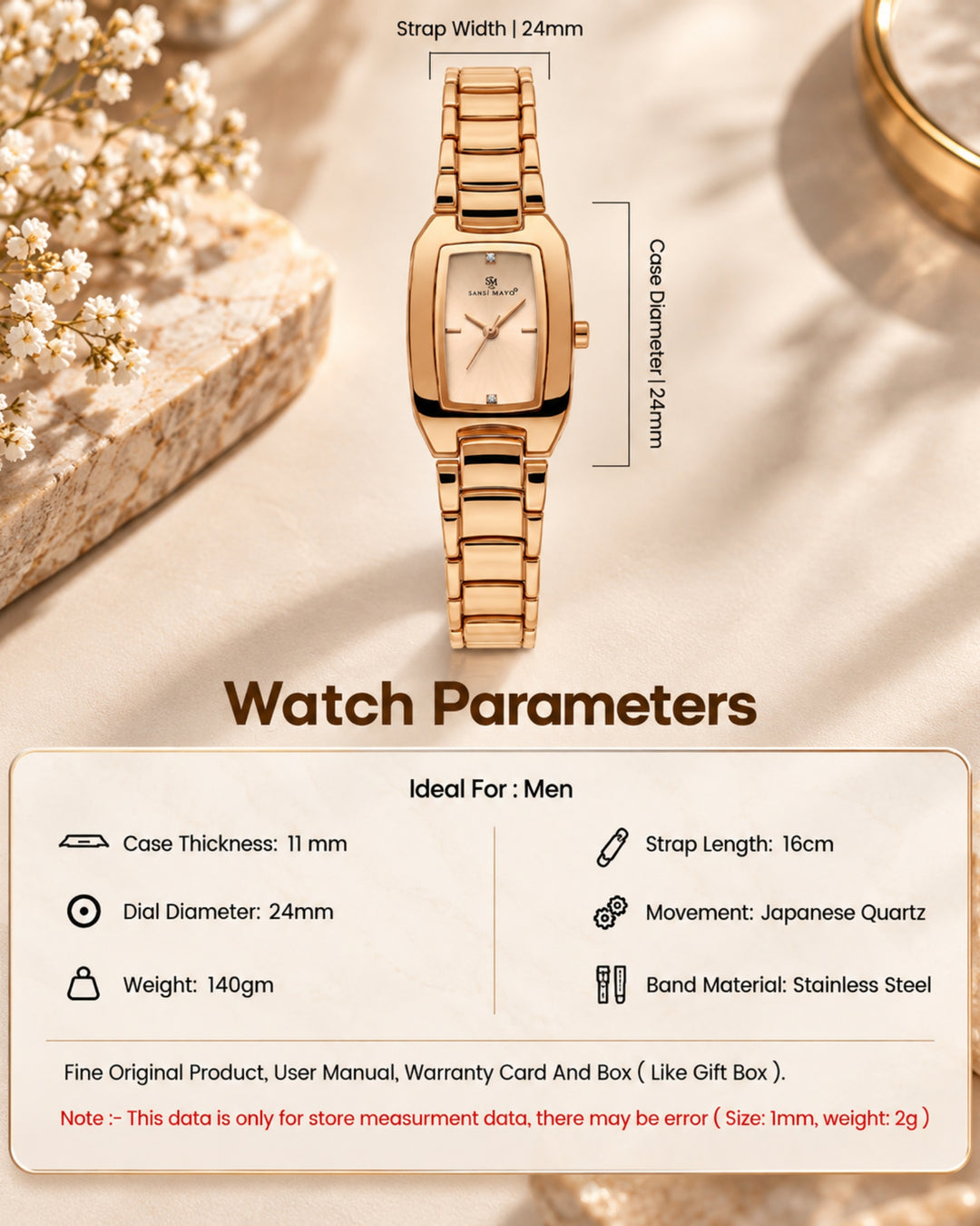 Rosegold Glow Analog