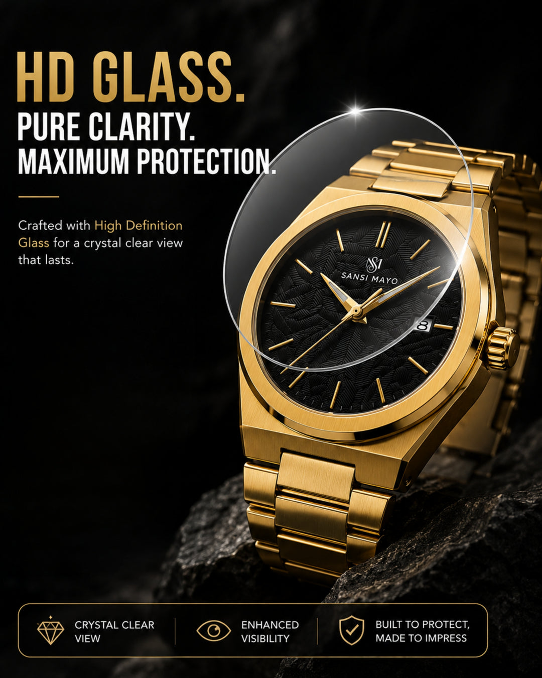 Obsidian Black Two-Tone Analog