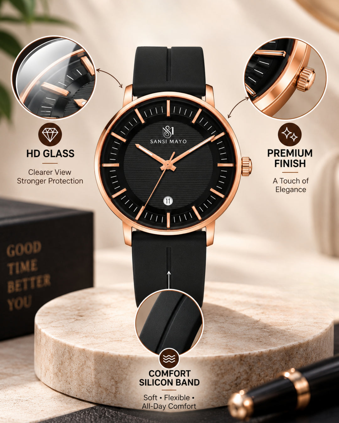 Onyx Black Analog