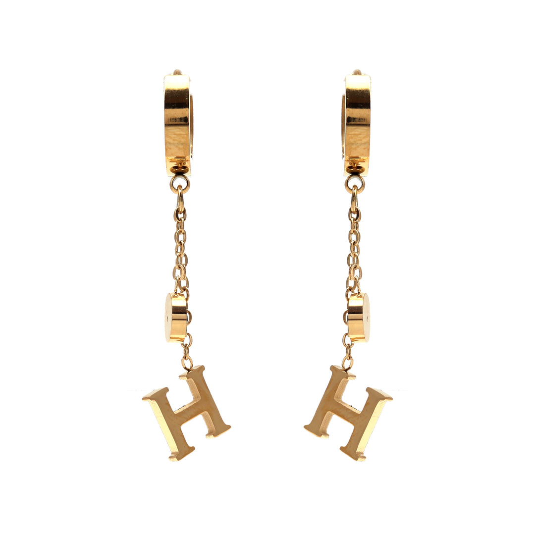 Sansi Mayo H-Embrace Alphabet Earrings