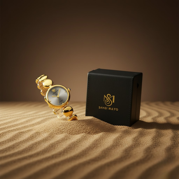 Sansi Mayo LYANA Grey Dial Gold Women’s Watch