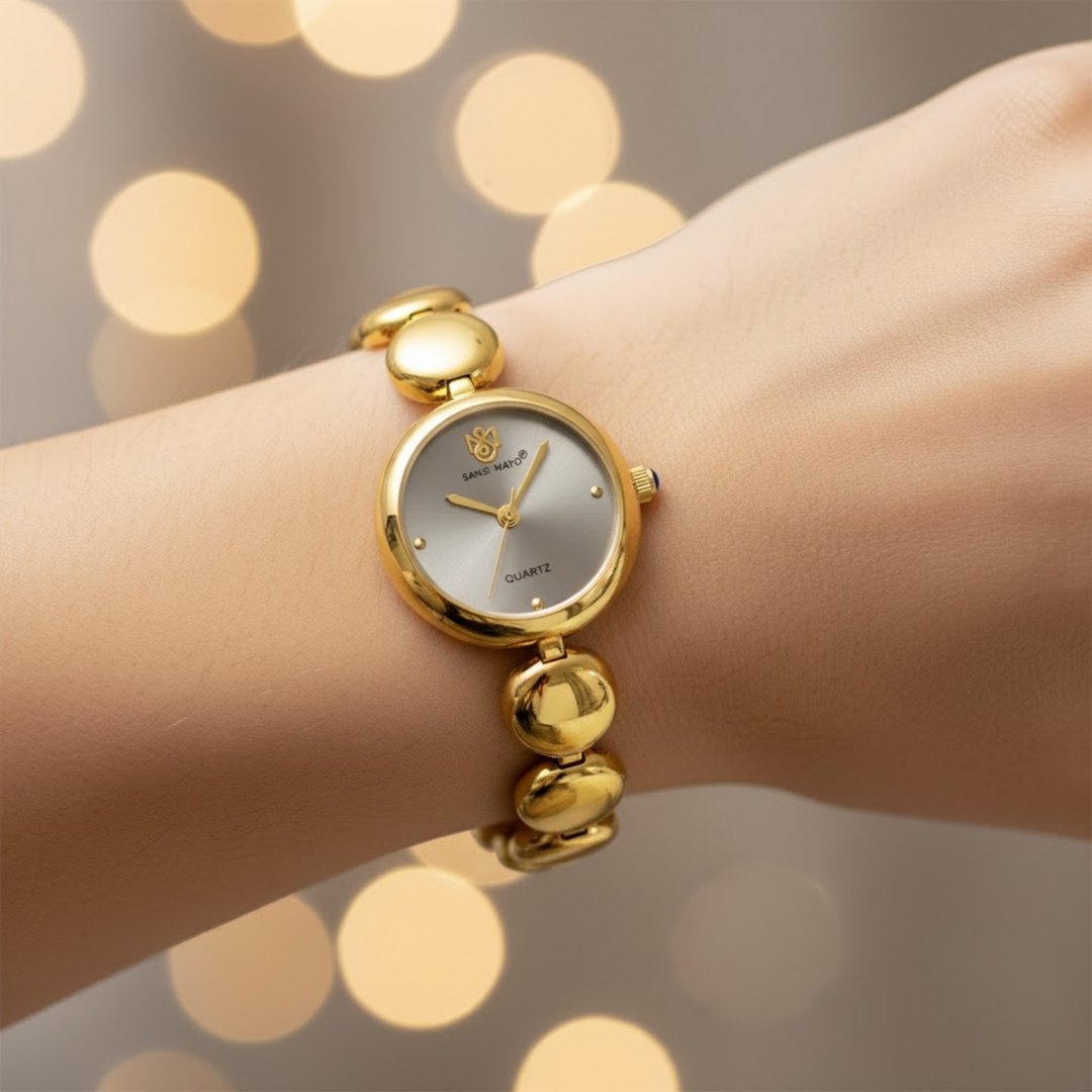 Sansi Mayo LYANA Grey Dial Gold Women’s Watch