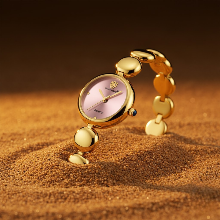 Sansi Mayo LYANA Pink Dial Gold Women’s Watch