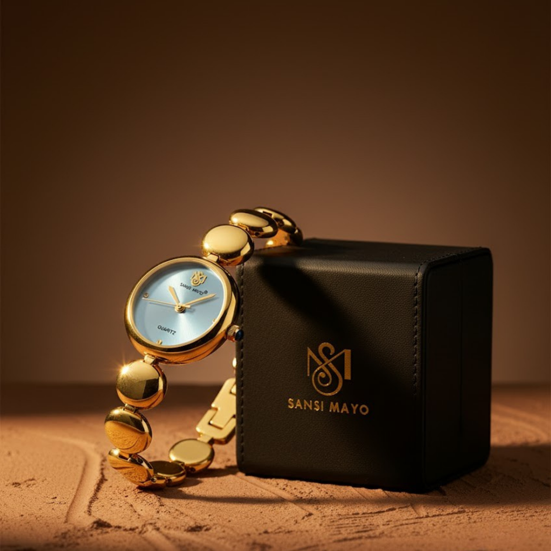 Sansi Mayo LYANA Sky Blue Gold Edition — Women’s Quartz Watch