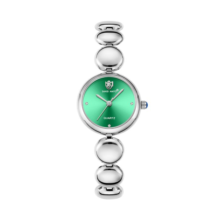 Sansi Mayo LYANA — Green Dial & Silver Stainless Steel Women’s Watch