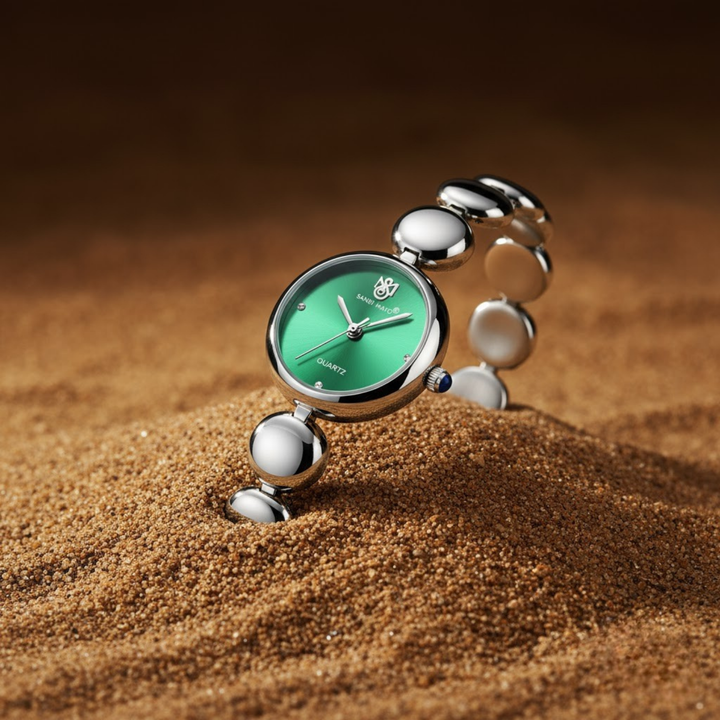Sansi Mayo LYANA — Green Dial & Silver Stainless Steel Women’s Watch