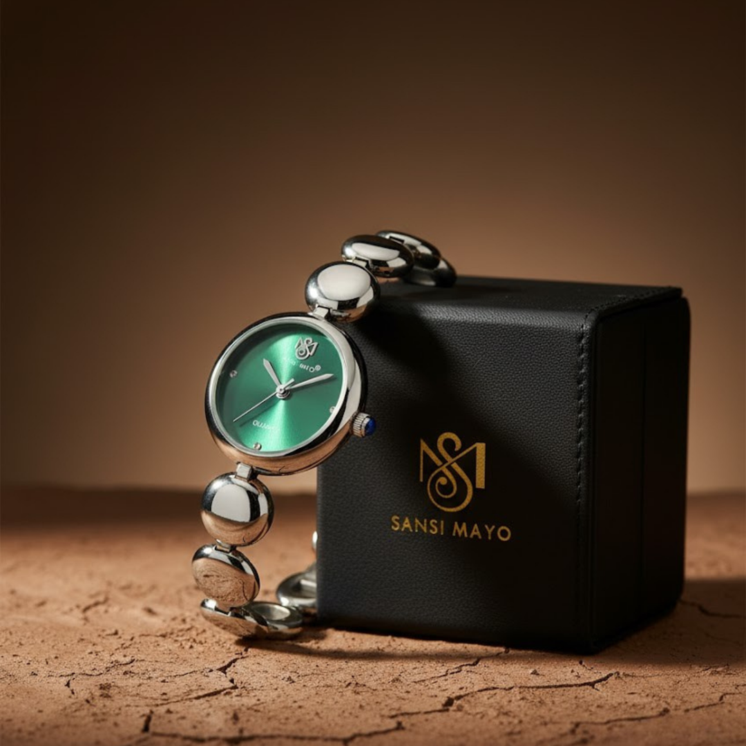 Sansi Mayo LYANA — Green Dial & Silver Stainless Steel Women’s Watch