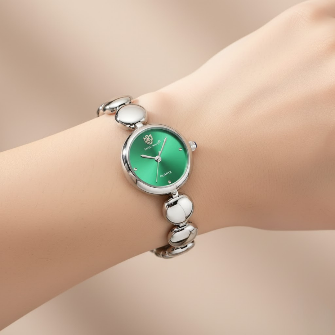 Sansi Mayo LYANA — Green Dial & Silver Stainless Steel Women’s Watch