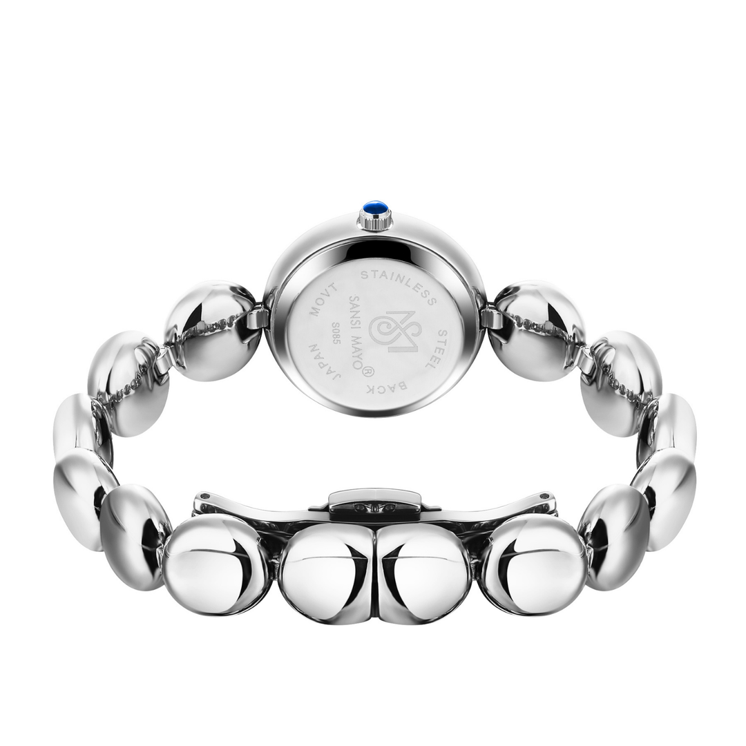 Sansi Mayo LYANA Silver Maroon Edition — Women’s Quartz Watch