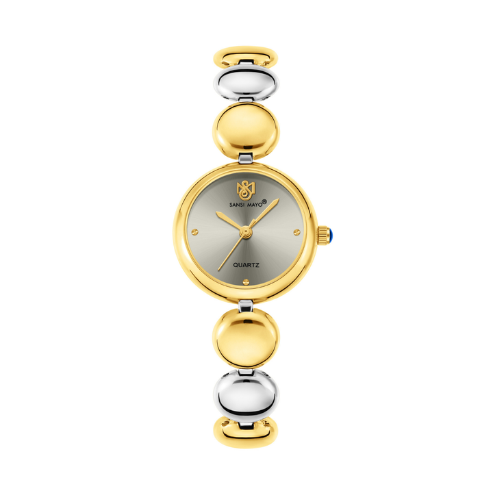 Sansi Mayo LYANA — Grey Dial, Two Tone Silver Gold Stainless Steel Women’s Watch