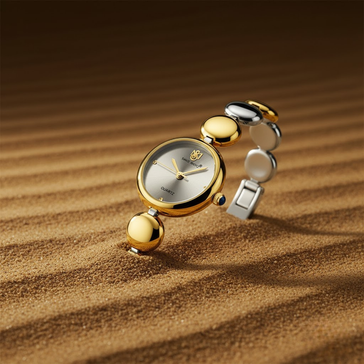 Sansi Mayo LYANA — Grey Dial, Two Tone Silver Gold Stainless Steel Women’s Watch