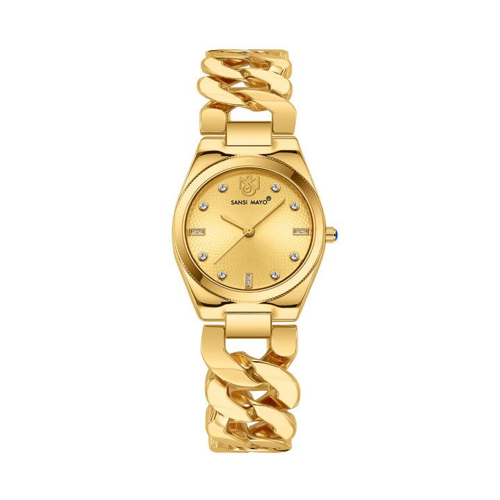 Sansi Mayo Liora Bracelet Style Watch — Gold Dial, Gold Edition