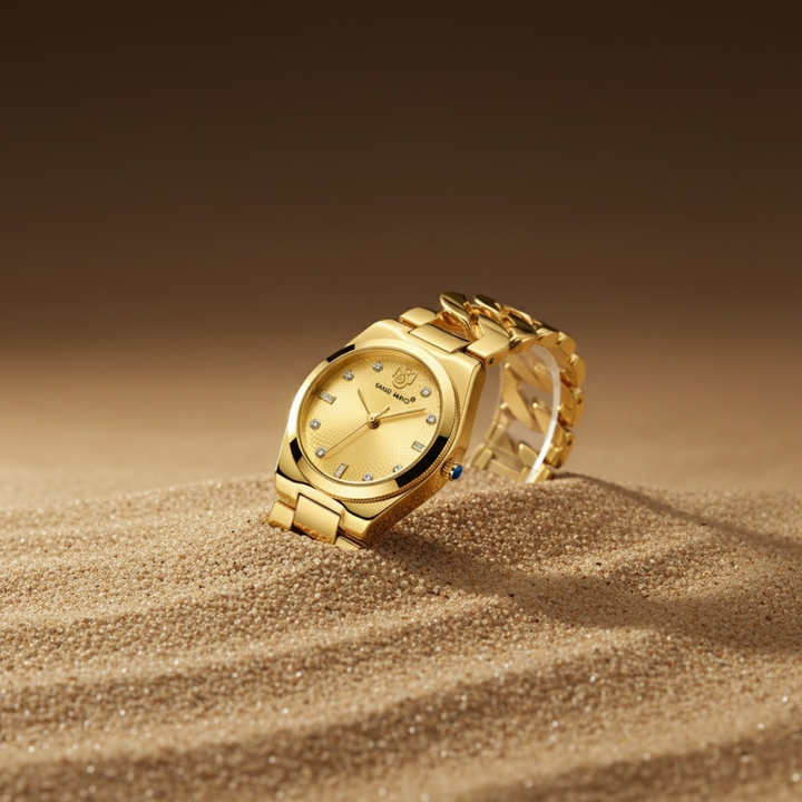 Sansi Mayo Liora Bracelet Style Watch — Gold Dial, Gold Edition