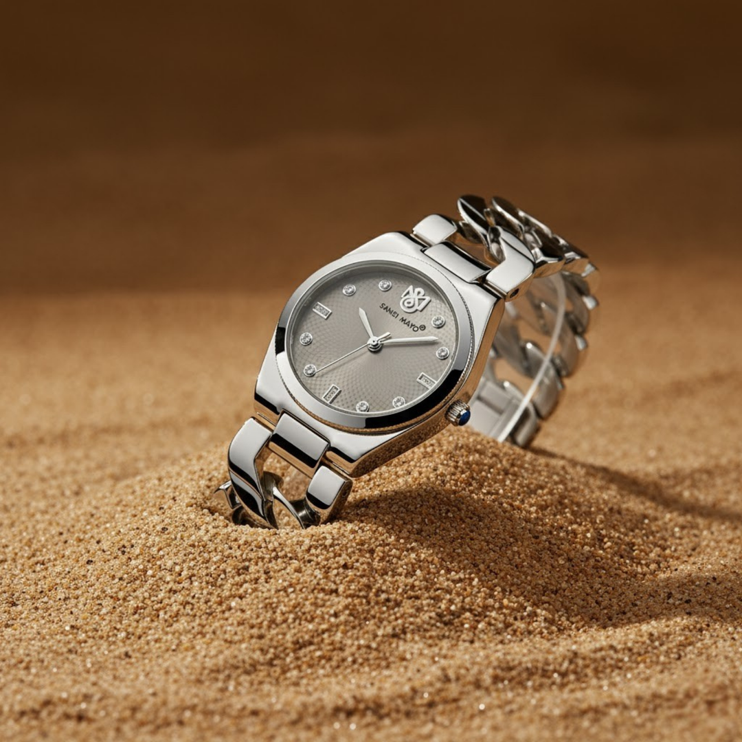 Sansi Mayo LIORA Bracelet Style Watch — Grey Dial, Silver Edition