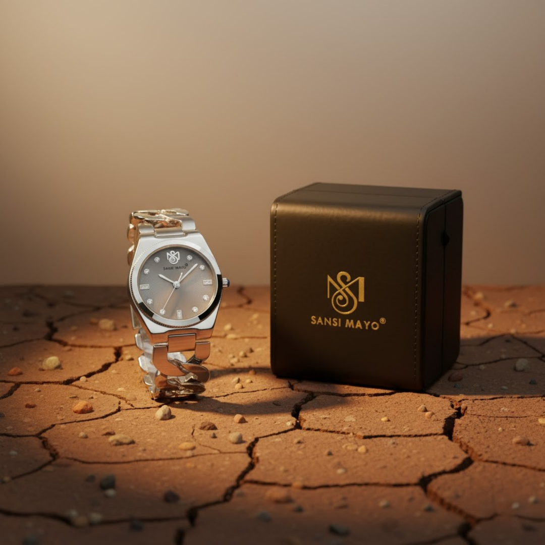 Sansi Mayo LIORA Bracelet Style Watch — Grey Dial, Silver Edition