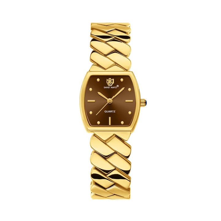 Sansi Mayo NIXIE Gold Brown Dial Watch