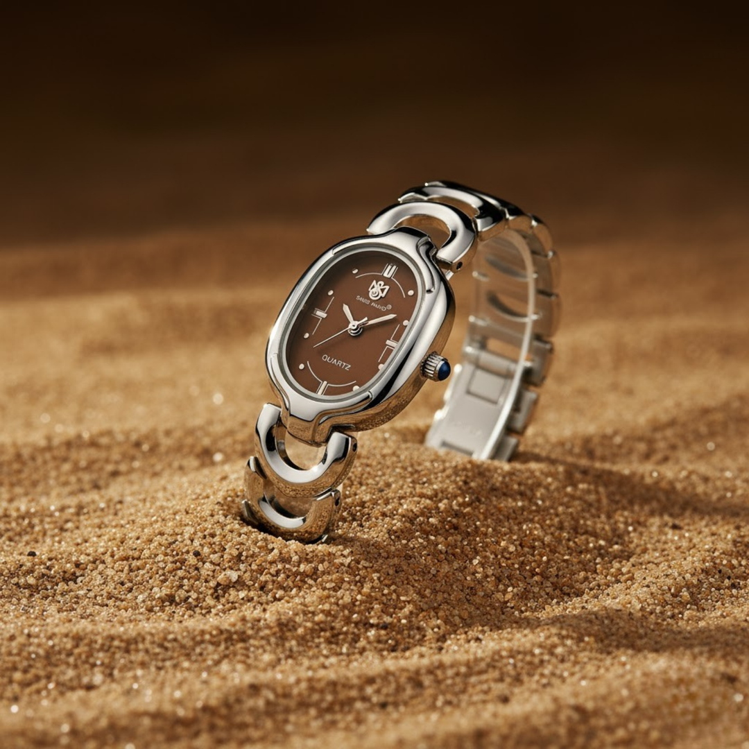 Sansi Mayo VETRA — Brown Dial & Silver Bracelet