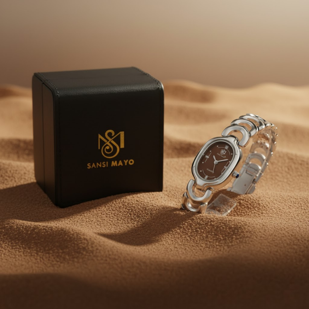 Sansi Mayo VETRA — Brown Dial & Silver Bracelet