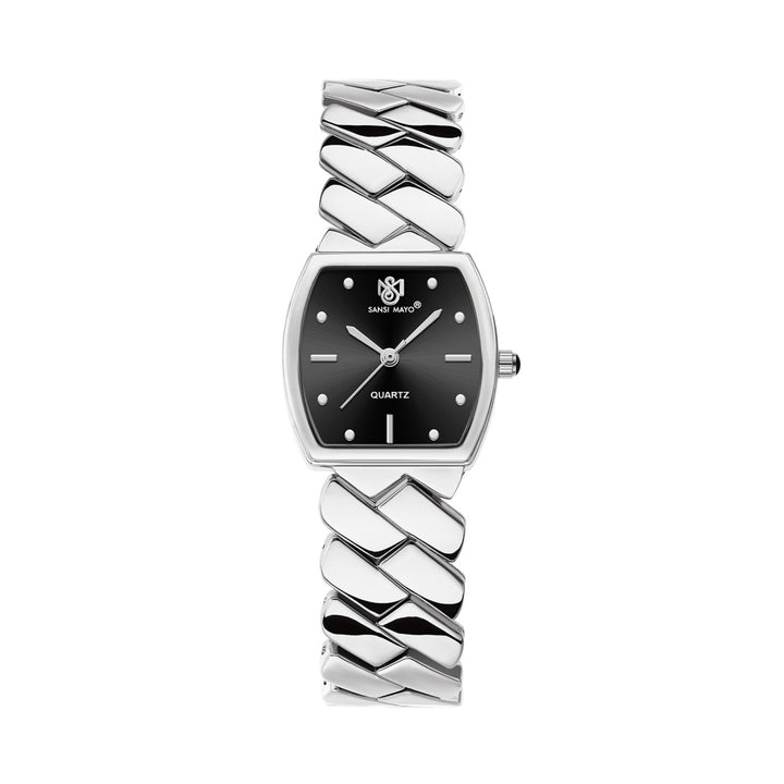 Nixie Black Dial Silver Bracelet