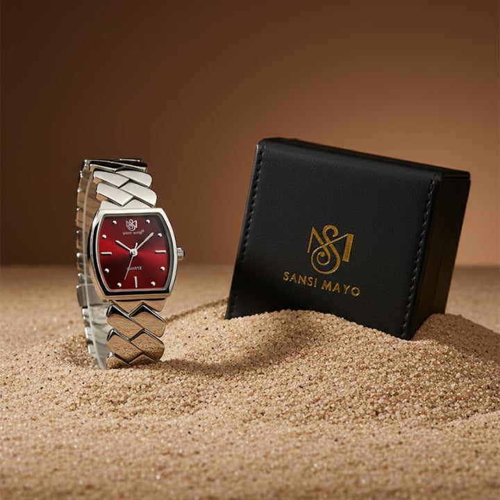 Nixie Brown Dial Silver Bracelet