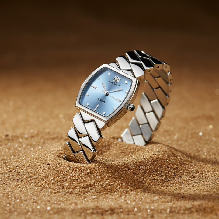 Sansi Mayo NIXIE Sky Blue Dial Stainless Steel Watch