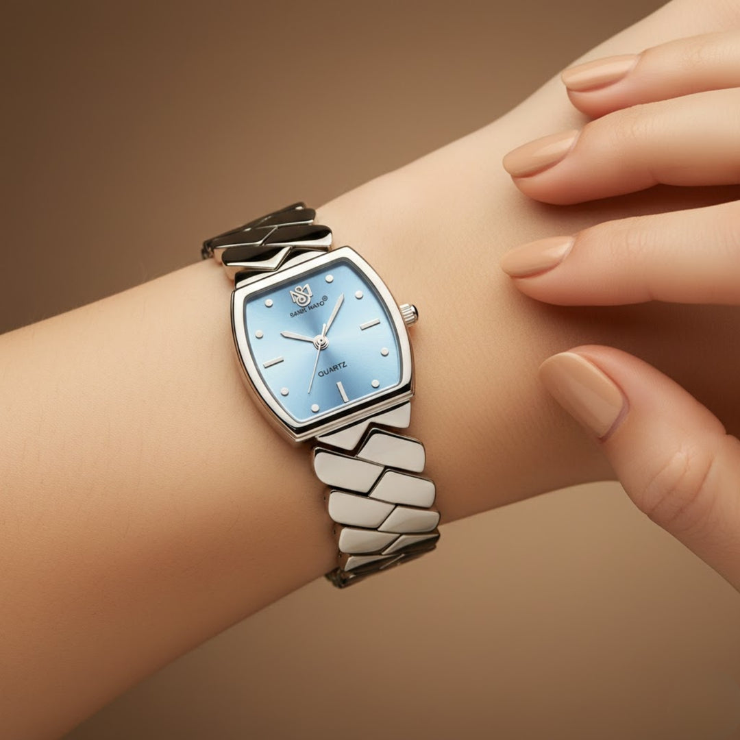 Sansi Mayo NIXIE Sky Blue Dial Stainless Steel Watch