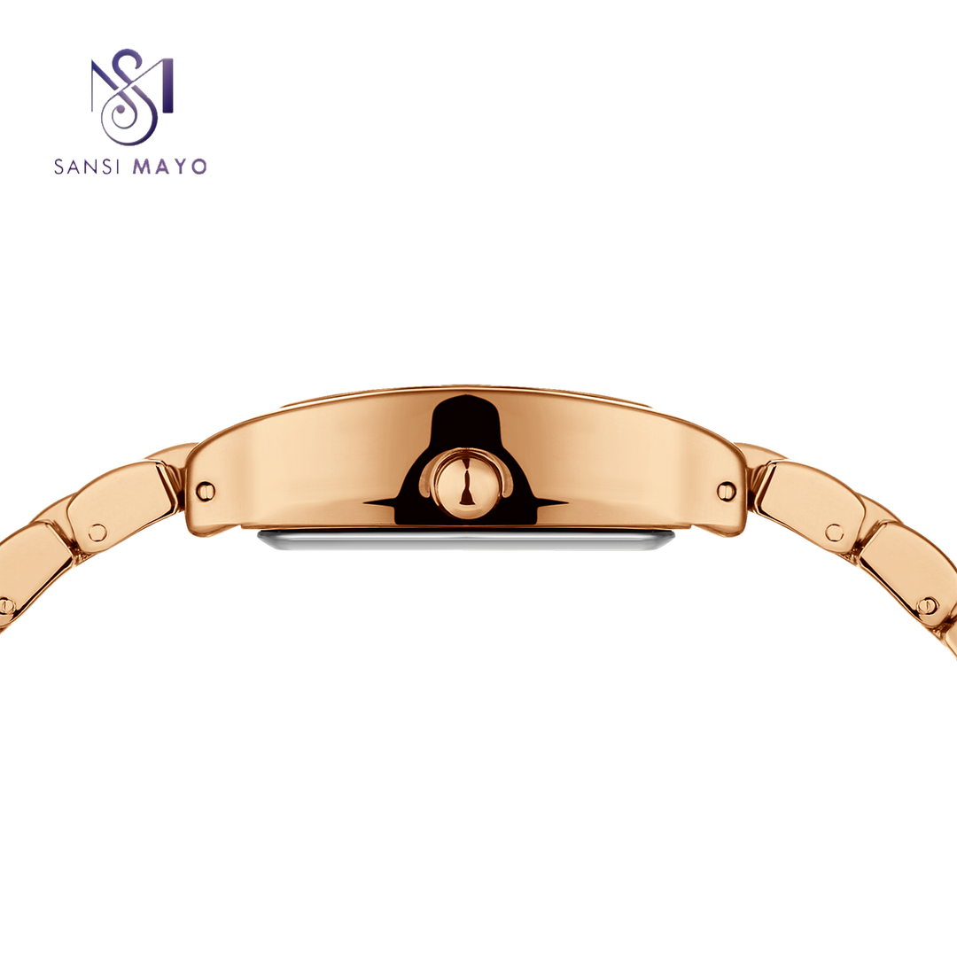Naina Rosegold Glow Analog