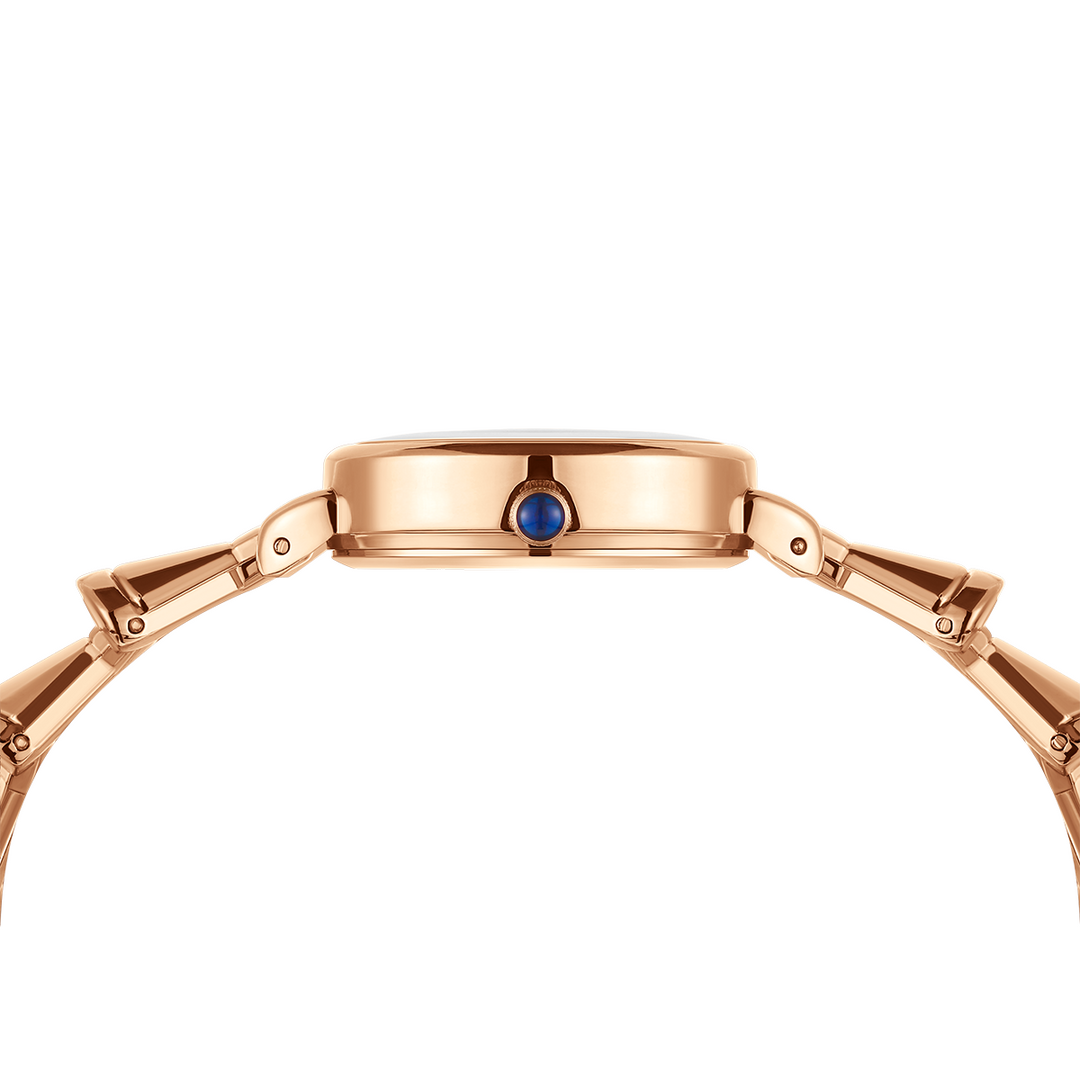 Sansi Mayo Flare Watch — Bell Band Edition (Rose Gold, Grey Dial)