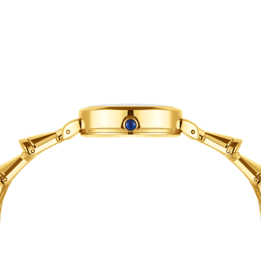 Sansi Mayo Flare Watch — Bell Band Edition (Gold, Grey Dial)