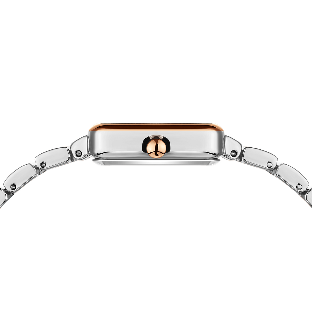 Sansi Mayo Lina Watch — silver Rose Gold Edition (Brown Dial)